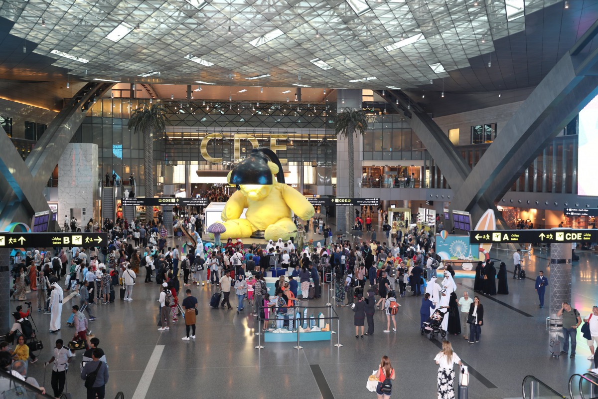 A view from Hamad International Airport. 