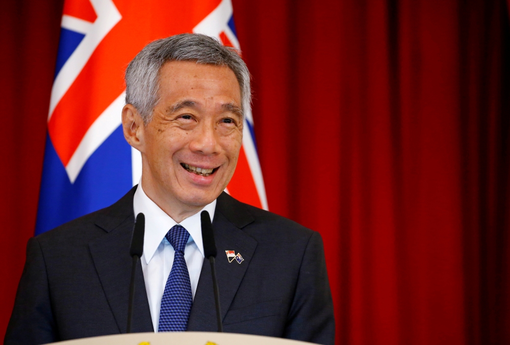 FILE PHOTO: Singapore's Prime Minister Lee Hsien Loong in Singapore, June 7, 2019. REUTERS/Feline Lim/File Photo