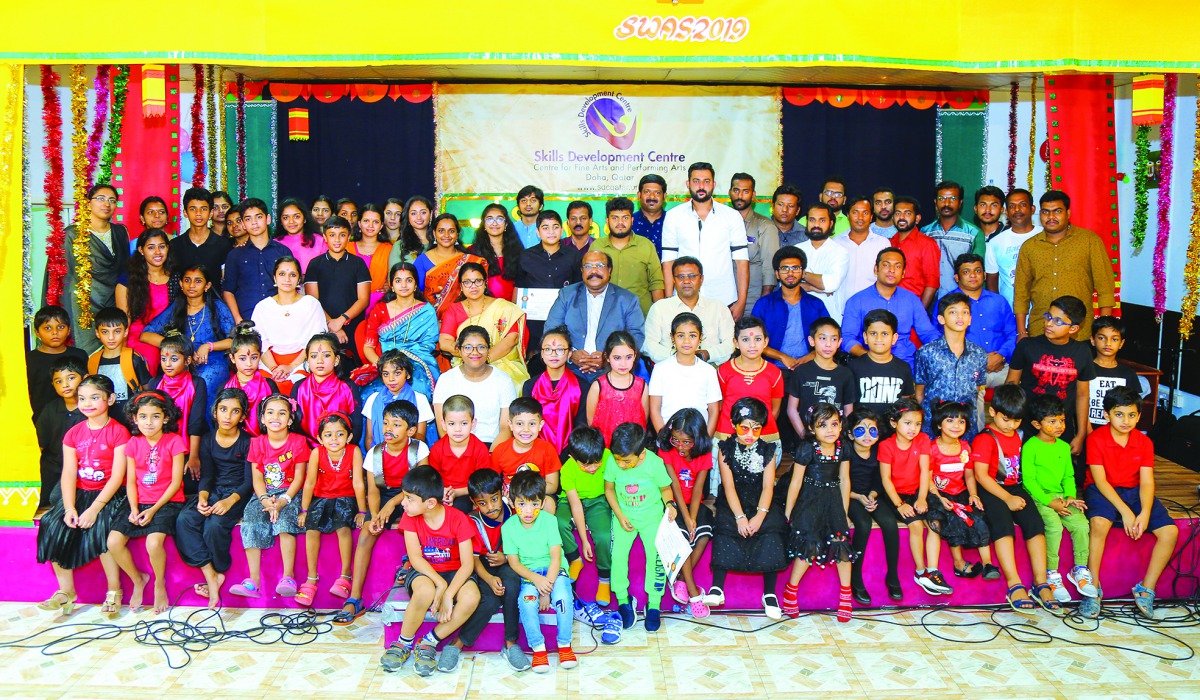 The officials of the Indian Cultural Centre, Indian Community Benevolent Forum and Skills Development Centre (SDC) with students and parents during the summer camp organised by the SDC. 
