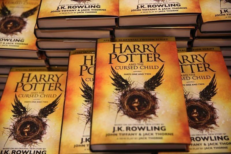 File photo of copies of the book of the play of Harry Potter and the Cursed Child parts One and Two are displayed at a bookstore in London, Britain July 31, 2016. REUTERS/Neil Hall 