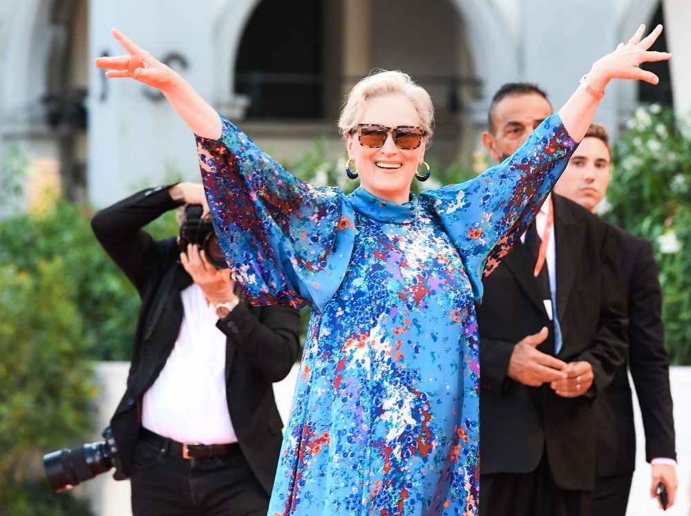 US actress Meryl Streep arrives for the screening of the film