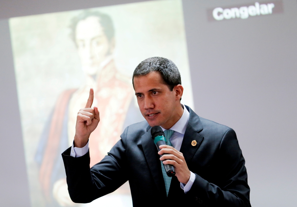 Juan Guaido, who many nations have recognized as the country's rightful interim ruler, speaks during a session of Venezuela's National Assembly in Caracas, Venezuela September 3, 2019. Reuters/Manaure Quintero