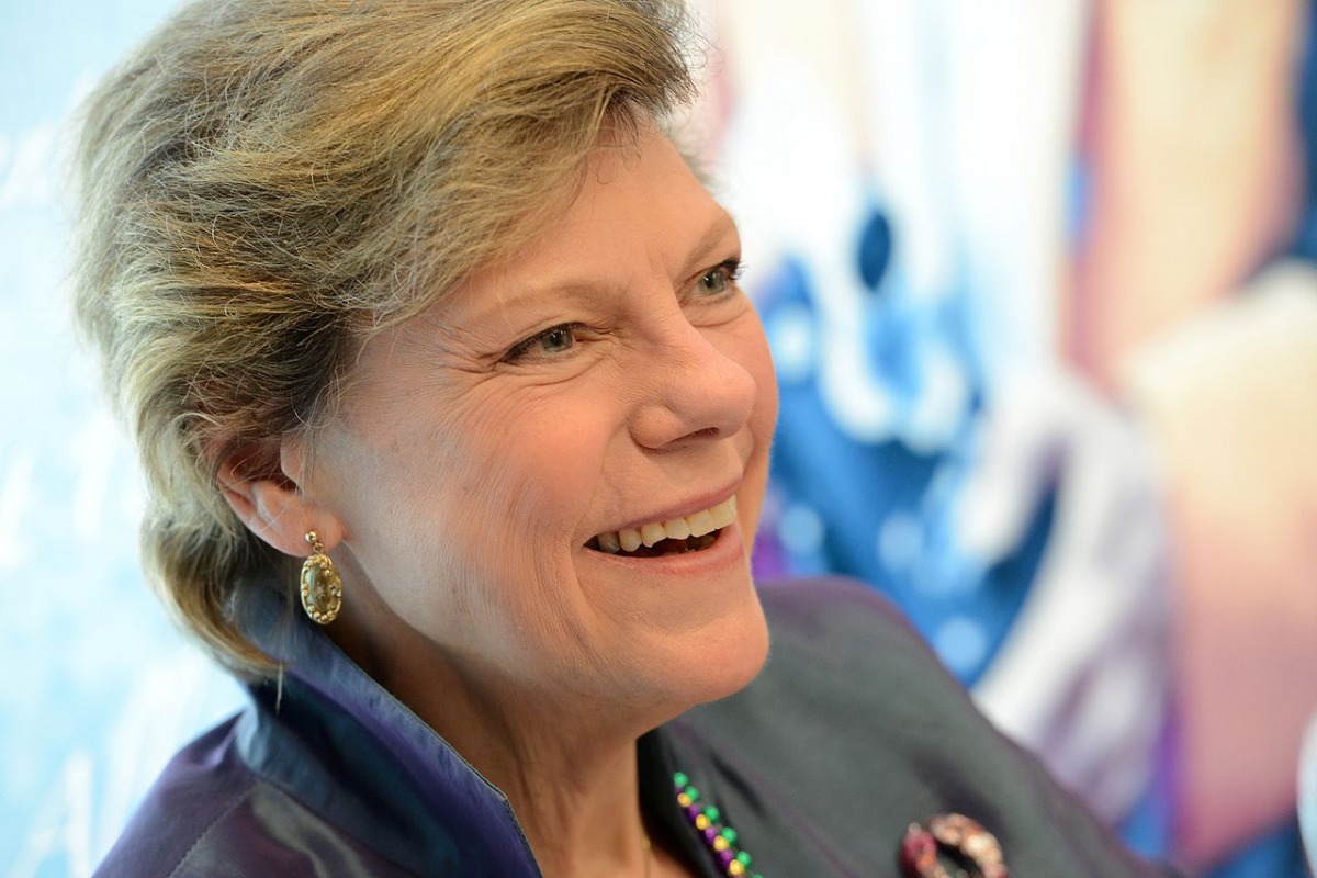 Cokie Roberts at an LBJ Presidential Library event on February 28, 2017.  Jay Godwin/LBJ Library/via Wikipedia