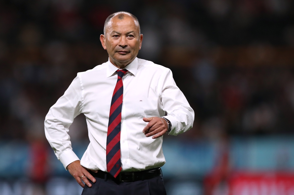 England head coach Eddie Jones reacts before the match REUTERS/Peter Cziborra