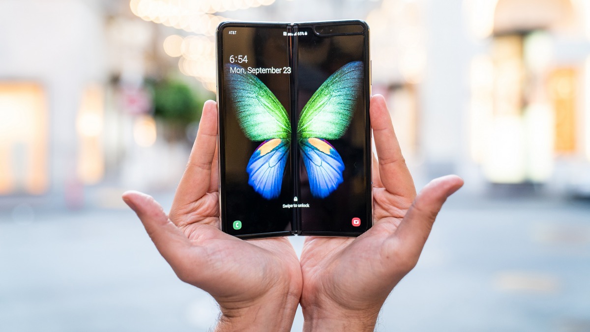 Samsung has released an updated version of the Galaxy Fold after pulling the plug earlier this year. Photo by: James Pace-Cornsilk and Geoffrey A. Fowler / The Washington Post