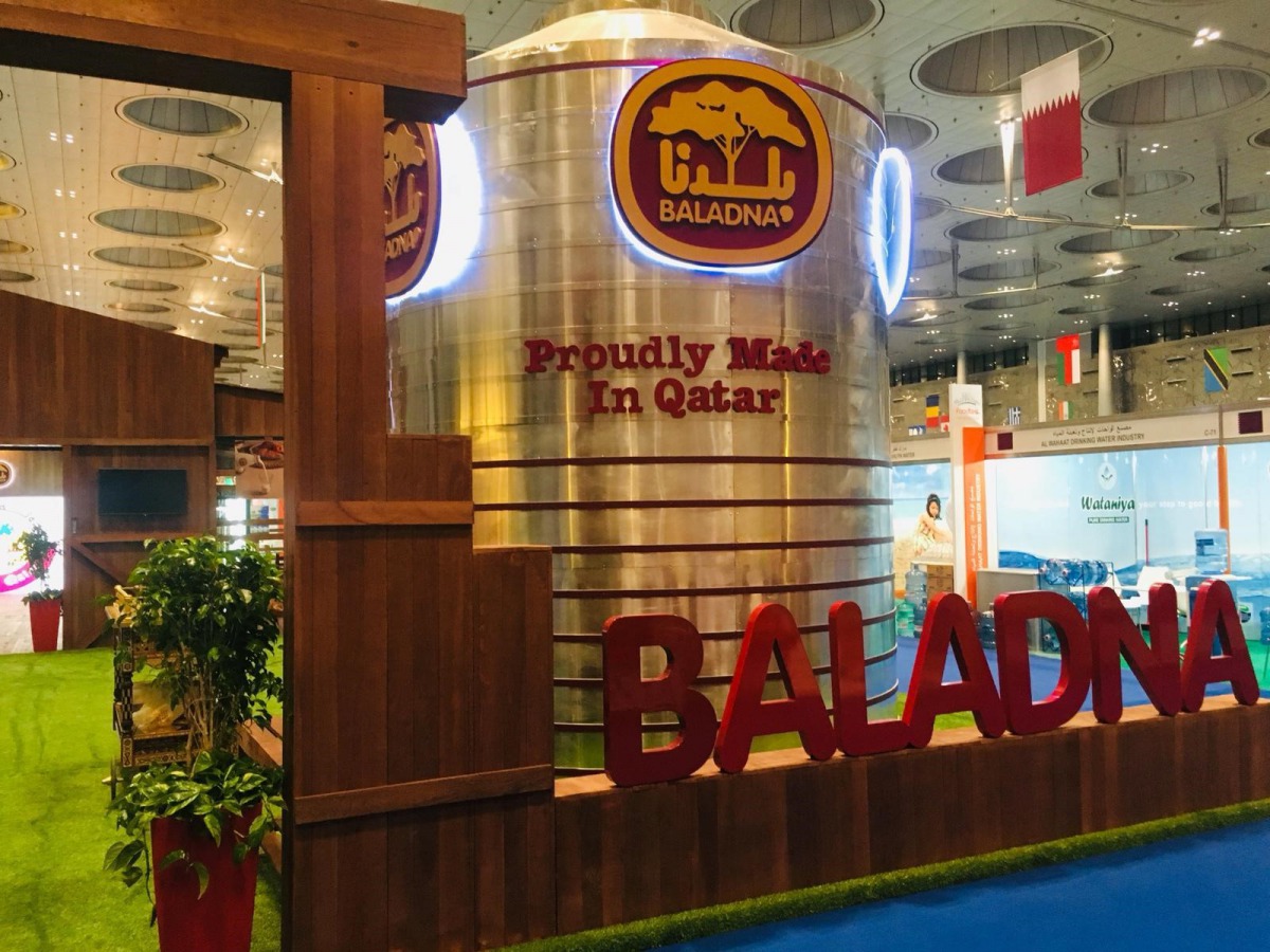A Baladna booth with its products at Qatar International Agricultural Exhibition 2019 (AgriteQ), which was held in March this year.  Qatar’s largest dairy producer, yesterday, got approval from Qatar Financial Markets Authority (QFMA) for its Initial Publ