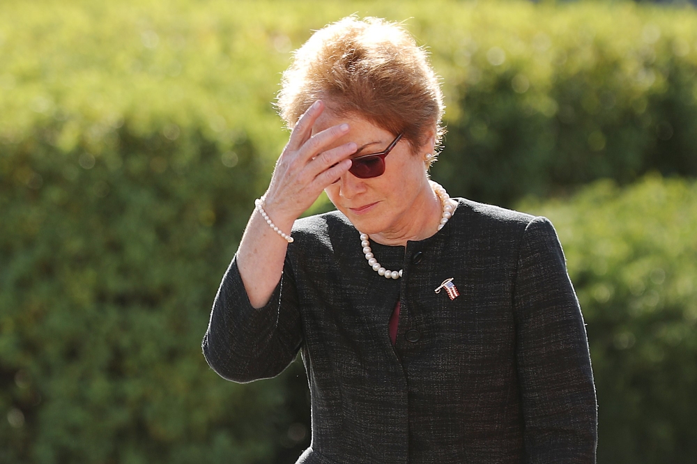 Former US Ambassador to Ukraine Marie Yovanovitch arrives at the US Capitol October 11, 2019 in Washington. (Chip Somodevilla/Getty Images/AFP)