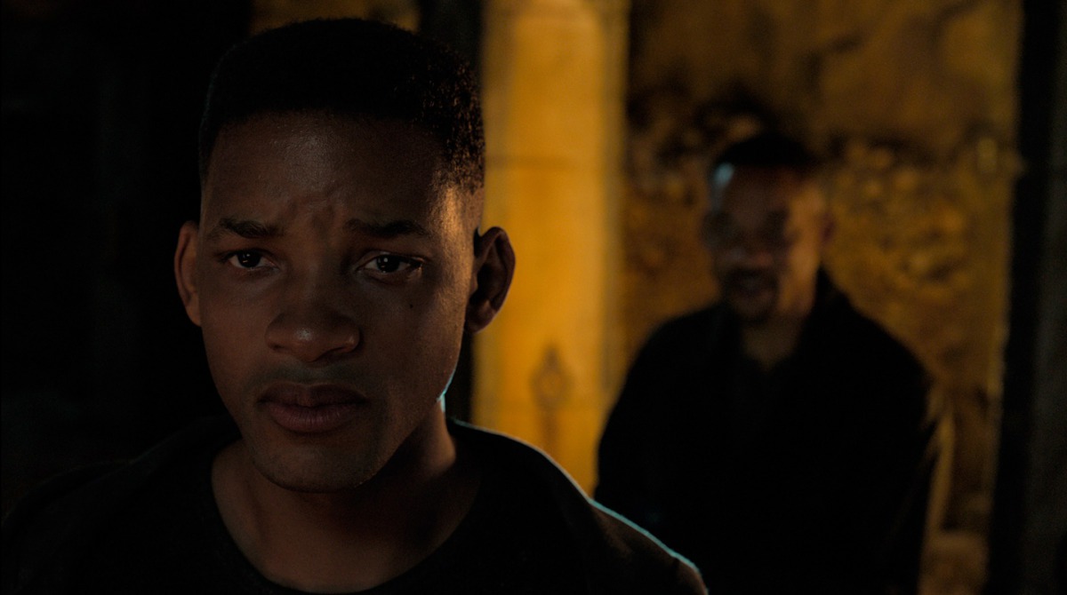 Still from the movie Gemini Man.