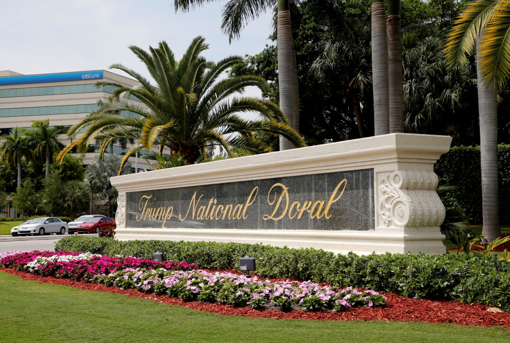 The Trump National Doral golf resort is shown in Doral, Florida, U.S., March 18, 2019. Reuters/Joe Skipper