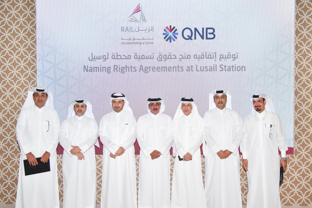 Prime Minister and Interior Minister, H E Sheikh Abdullah bin Nasser bin Khalifa Al Thani; Minister of Transport and Communications, H E Jassim bin Saif Al Sulaiti; Minister of Municipality and Environment and Qatar Rail’s Managing Director, H E Abdulla b