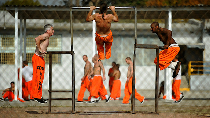 A view of Chino State Prison. (AFP Photo / Kevork Djansezian) 