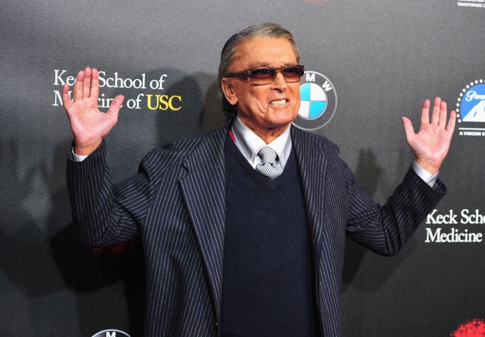 Robert Evans arrives at the 2nd Annual Rebels With A Cause Gala at Paramount Studios in Hollywood, California on March 20, 2014. AFP / Frazer Harrison