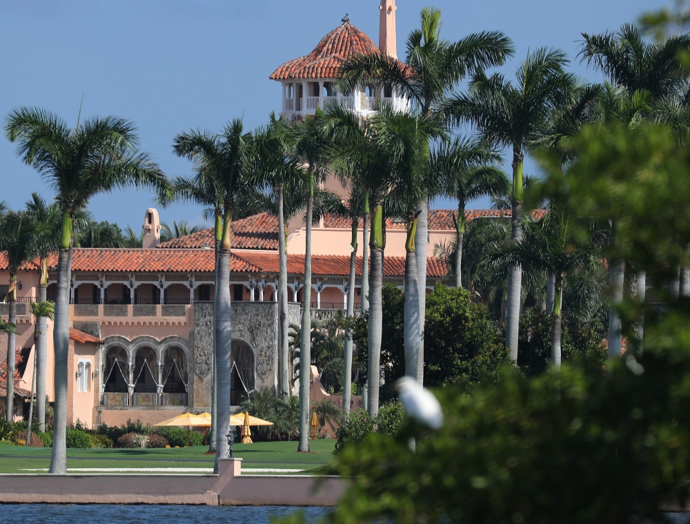 President Donald Trump's Mar-a-Lago resort is seen on November 1, 2019 in Palm Beach, Florida. Joe Raedle/Getty Images/AFP
