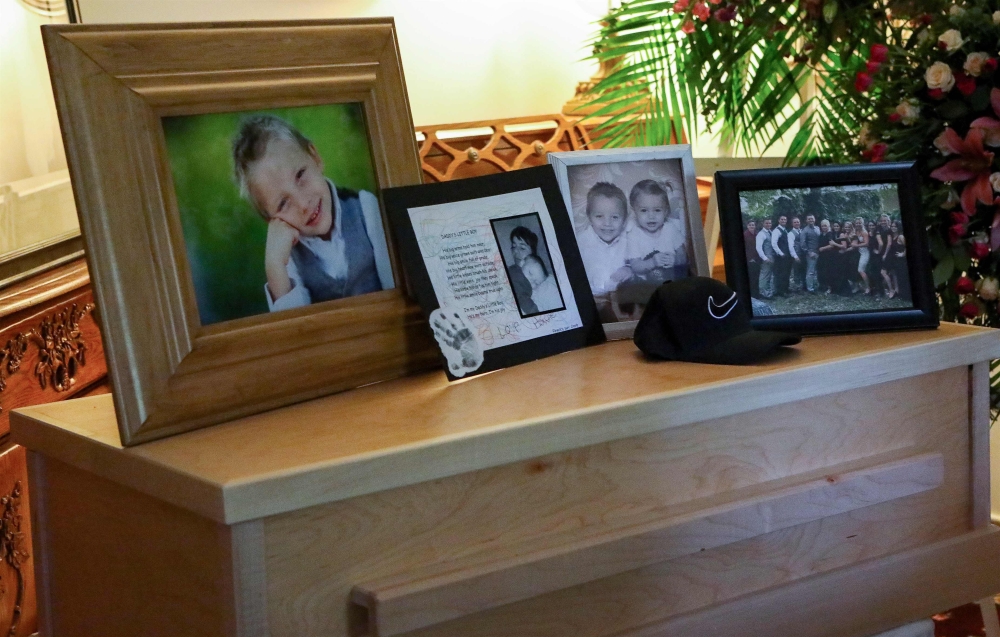 Picture taken at the wake of Rhonita Miller and four of her children, who were among nine victims killed on Monday in a hail of bullets in an attack authorities have blamed on a drug cartel, at La Mora Ranch in the municipality of Bavispe, Sonora State, M