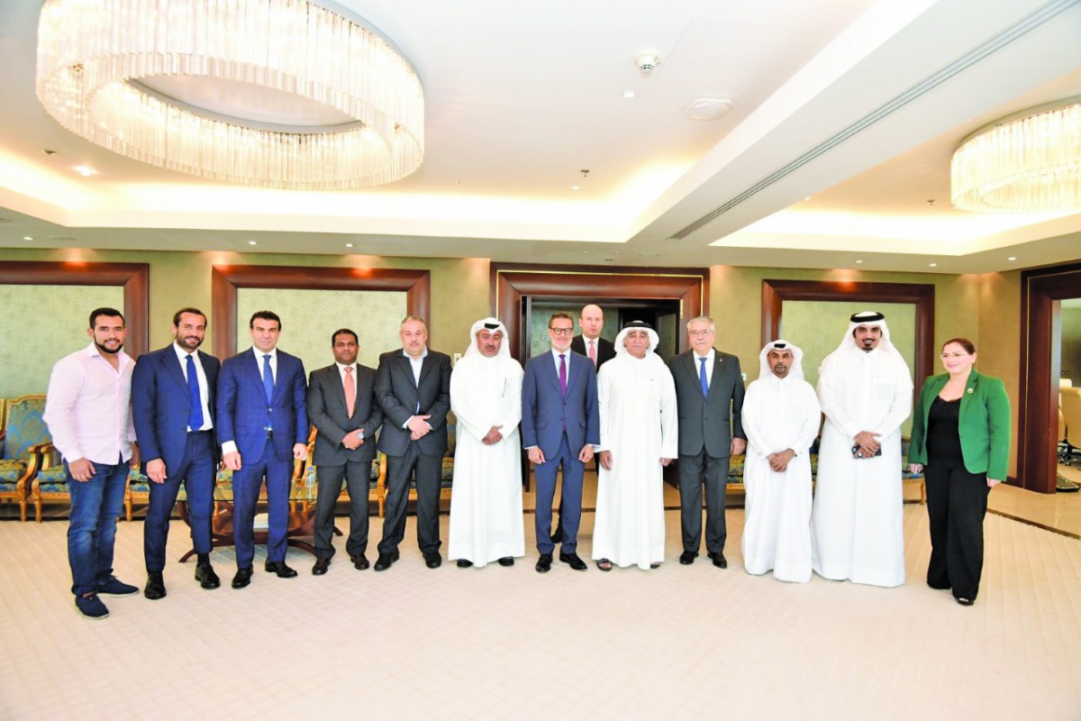 QBA officials with the visiting Venezuela’s visiting Minister, Felix Ramon Gonzalez, and the trade delegation.