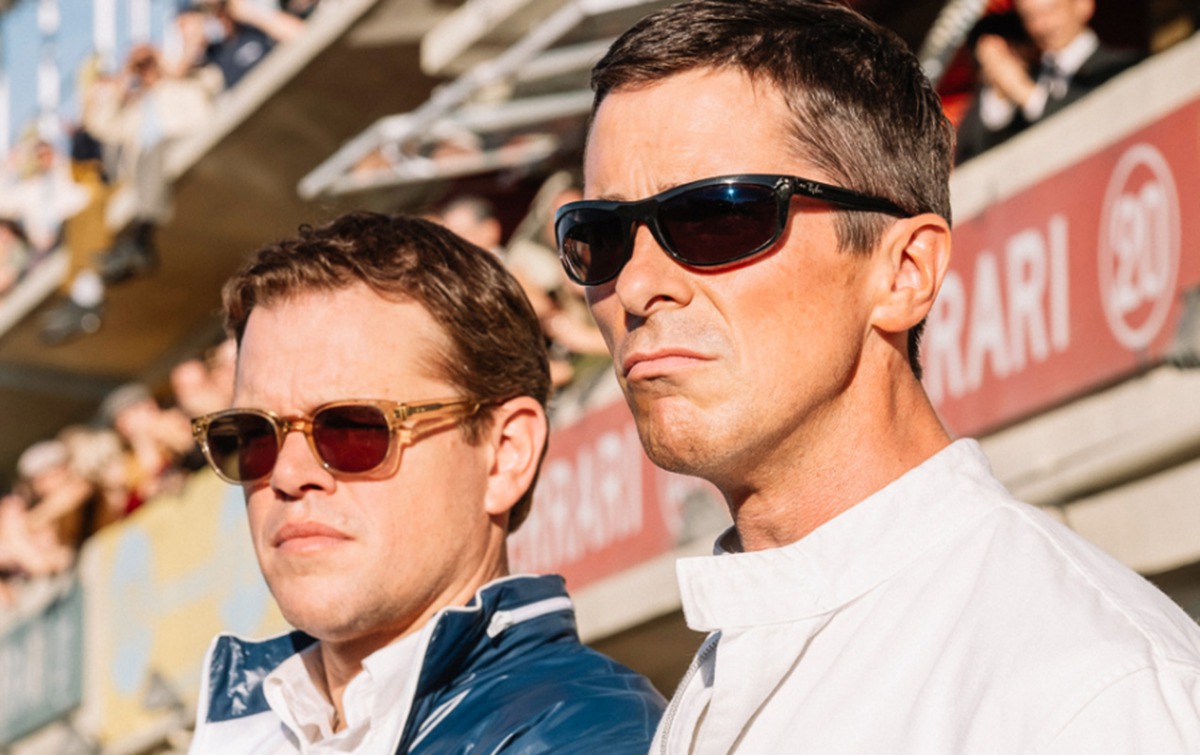 Still from the movie Ford -v-Ferrari.