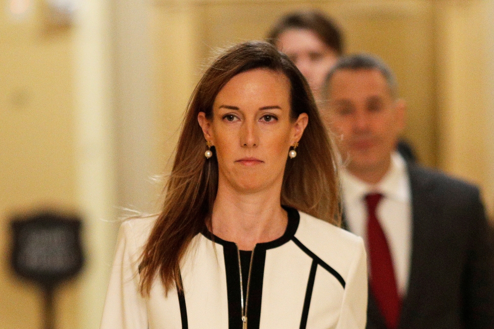 Jennifer Williams, special adviser for Europe and Russia in the Office of US Vice President Mike Pence arrives on Capitol Hill for a closed-door hearing in Washington, November 7, 2019. Reuters / Tom Brenner