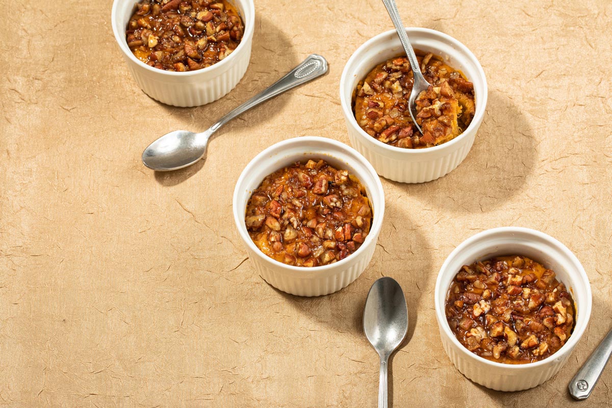 Sweet Potato Dessert Pecan Cups. Photo by Justin Tsucalas for the Washington Post.