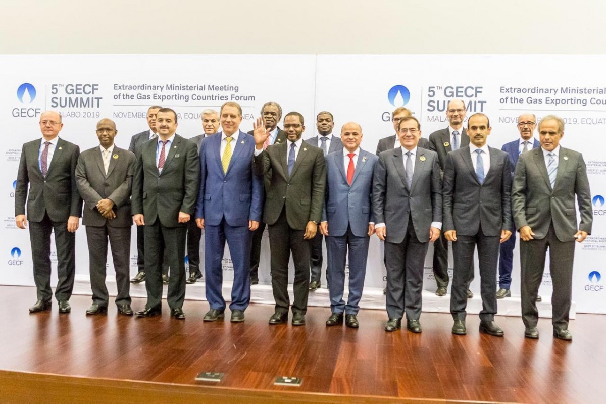 The Minister of State for Energy Affairs, H E Saad Sherida Al Kaabi, at the extraordinary ministerial meeting of the Gas Exporting Countries Forum in Malabo, Equatorial Guinea.
