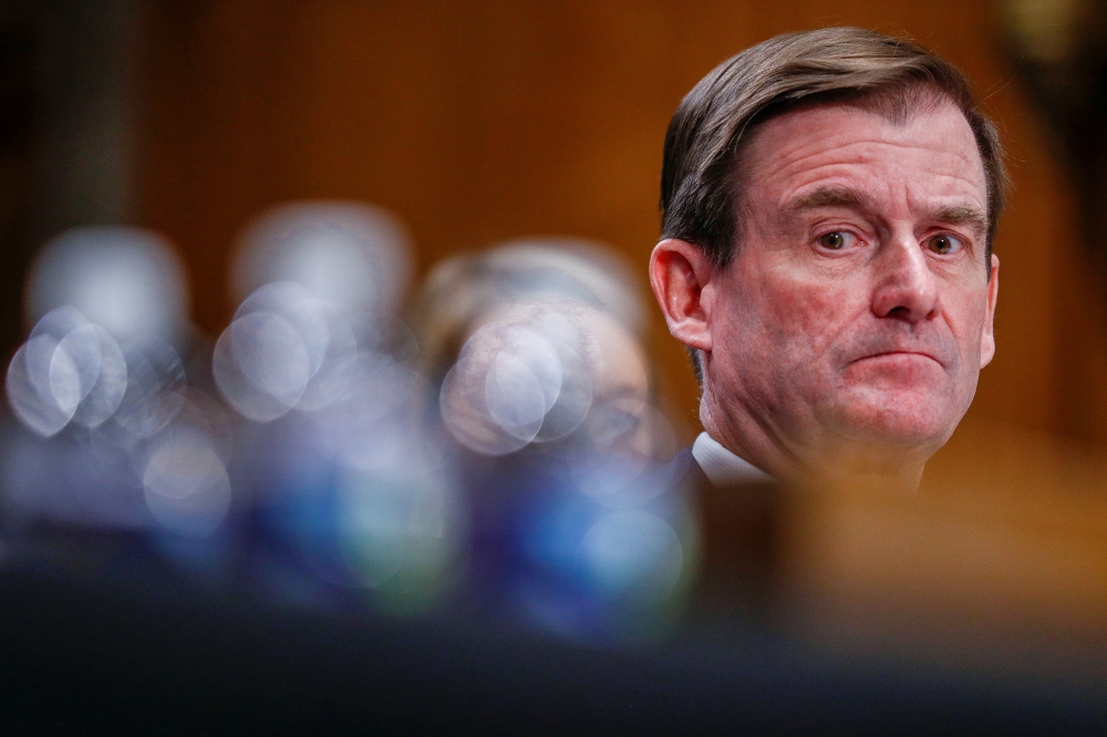 US Undersecretary of State for Political Affairs David Hale testifies before a Senate Foreign Relations hearing on 