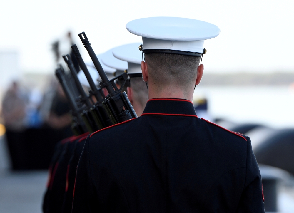 US Marines prepare for the 