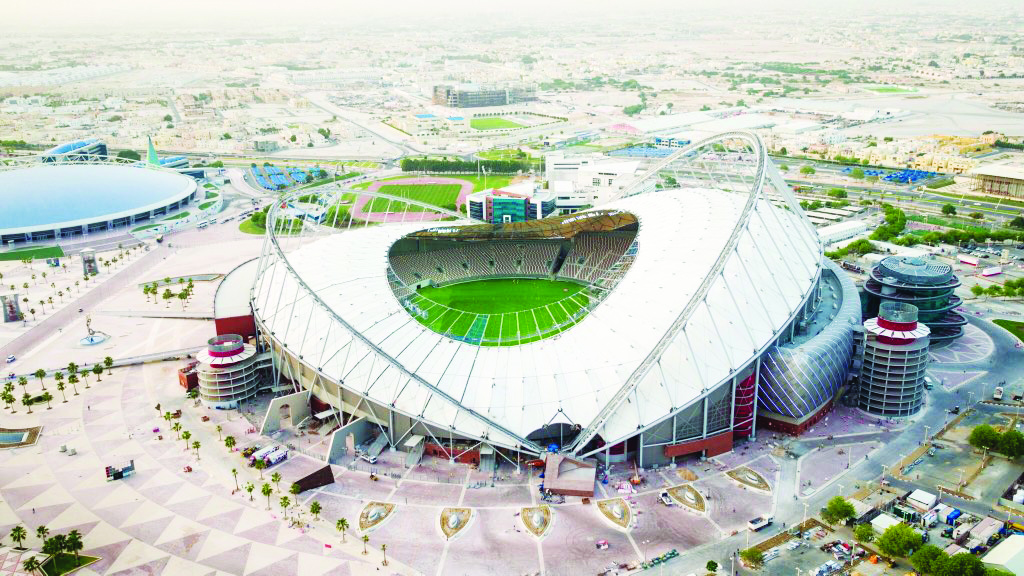 A view of Khalifa International Stadium.