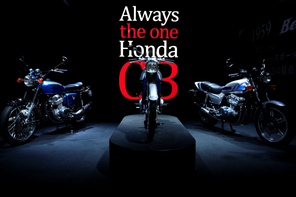 Honda motorcycles are seen in Tokyo Motor Show in Tokyo, Japan October 24, 2019. Reuters / Soe Zeya Tun