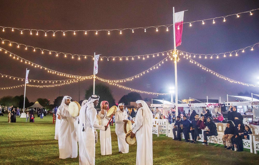 An activity during the Qatar National Day events organised by the Aspire Zone Foundation at Aspire Park.  