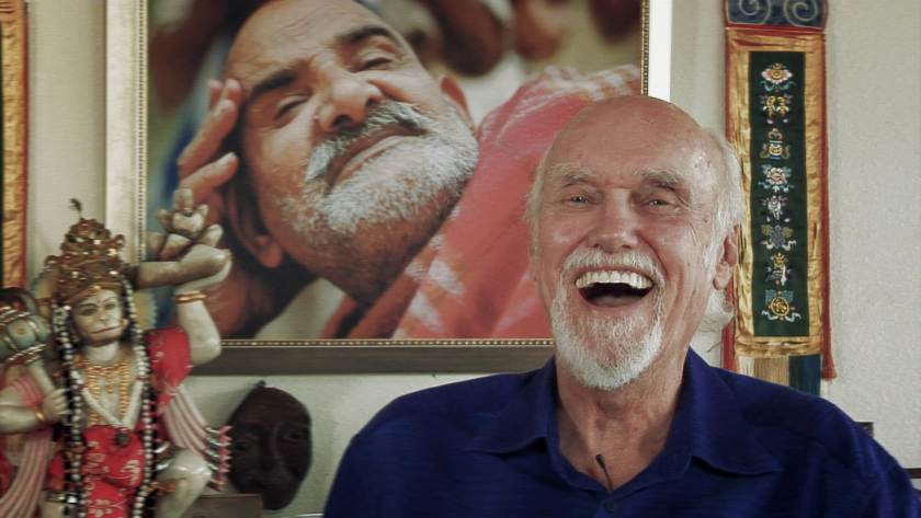  Ram Dass in the documentary “Becoming Nobody.” (Michael Donnelly / Love Serve Remember Films / Google Empathy Lab)