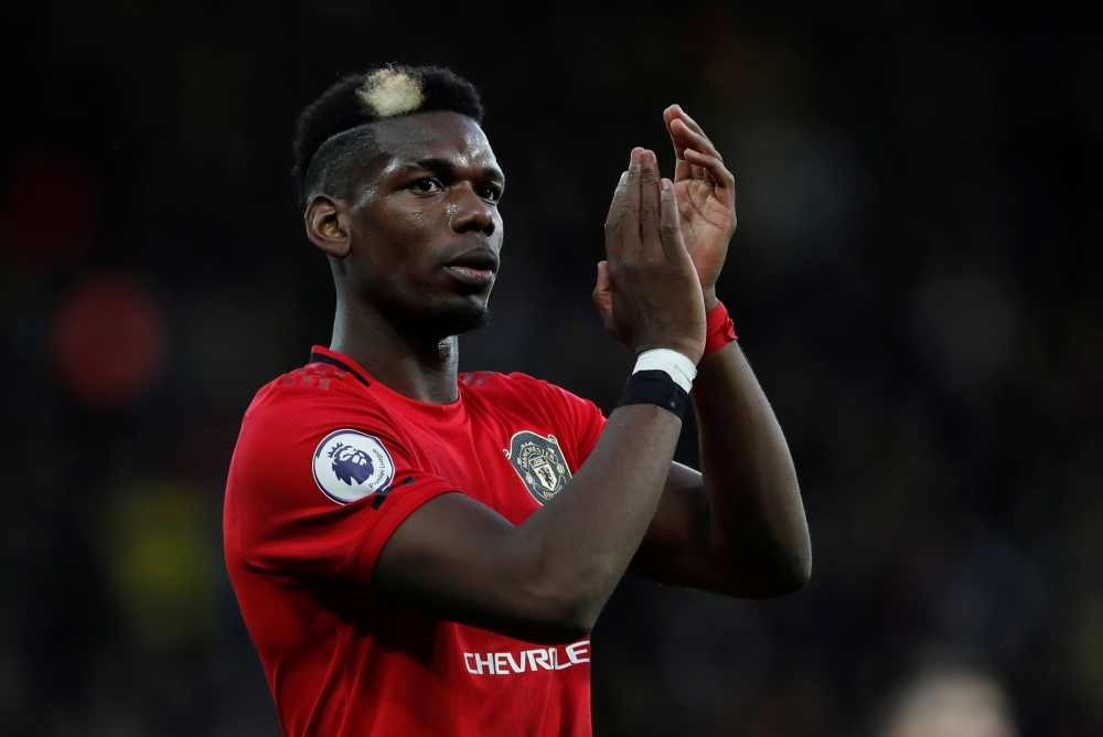 Manchester United's Paul Pogba. Reuters/Paul Childs
