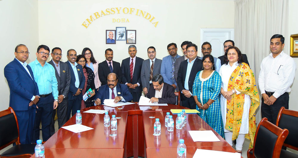 ICBF and Damaan Islamic Insurance Company officials during the contract signing ceremony.