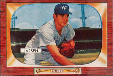 1955 Bowman baseball card of Don Larsen of the New York Yankees #67
