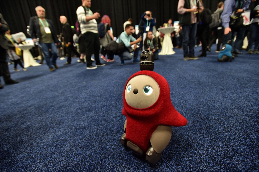 GrooveX's Lovet robot is displayed during a press event for CES 2020 at the Mandalay Bay Convention Center on January 5, 2020 in Las Vegas, Nevada. Image used for representation. David Becker/Getty Images/AFP