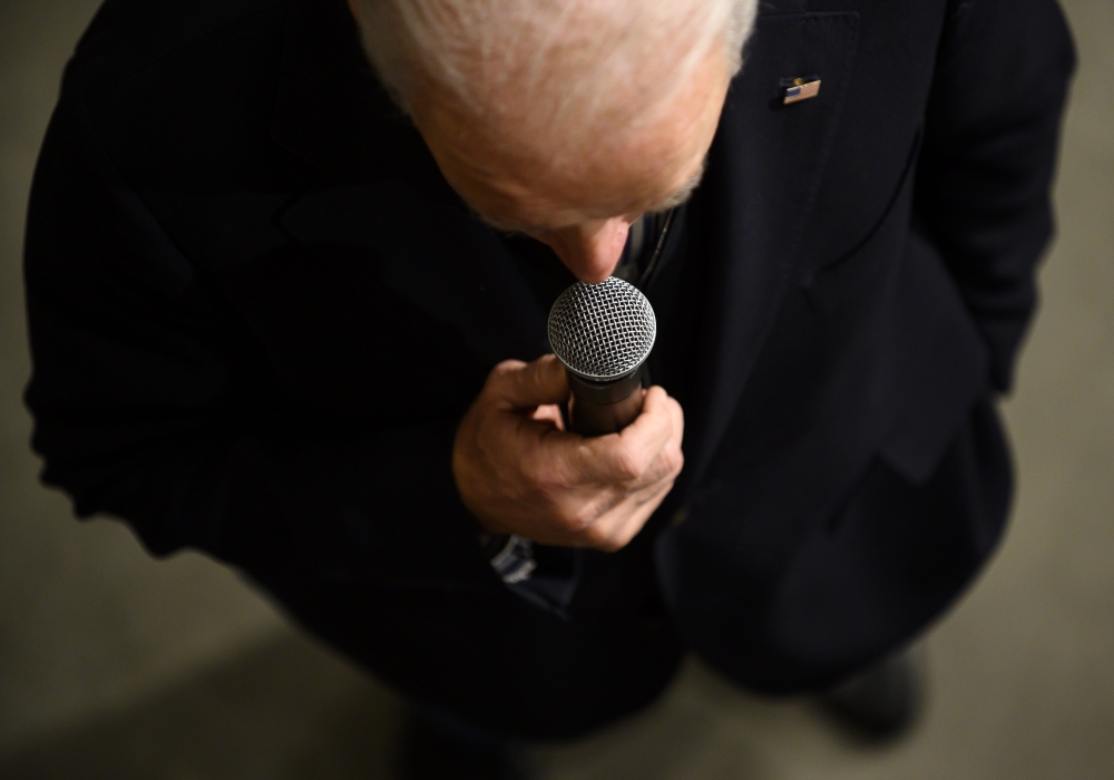 Joe Biden, speaks during a campaign event on January 3, 2020 in Independence, Iowa.  Stephen Maturen/Getty Images/AFP