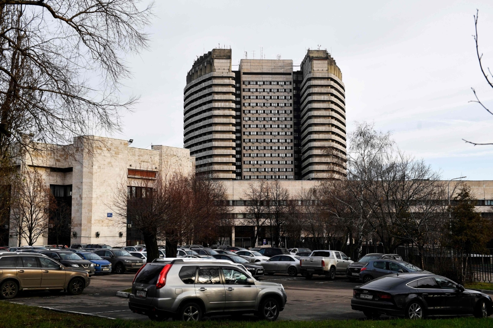 General view of Russian Cancer Research Centre in Moscow on November 15, 2019.  AFP / Alexander Nemenov