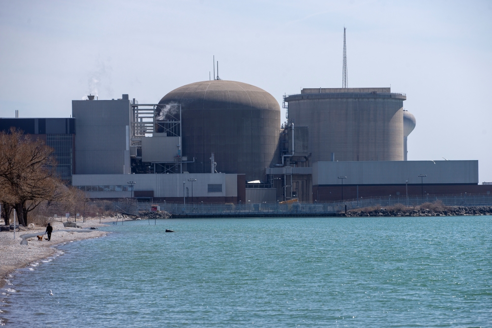 General view of the Pickering Nuclear Power Generating Station near Toronto, Ontario, Canada April 17, 2019. Reuters/Carlos Osorio
 