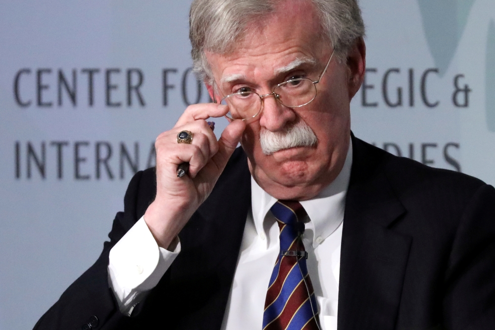 White House former national security advisor John Bolton delivers remarks on North Korea at the Center for Strategic and International Studies (CSIS) think tank in Washington, U.S. September 30, 2019. (REUTERS/Jonathan Ernst/File Photo)
 