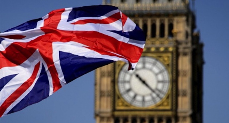 British flag Big Ben London AFP.