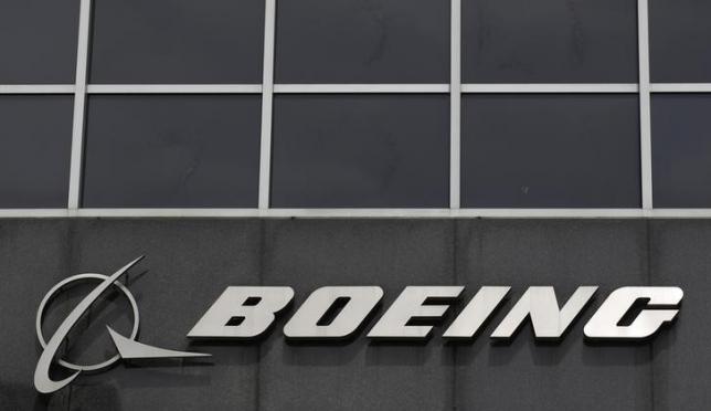 The Boeing logo at its Chicago headquarters. Reuters / Jim Young