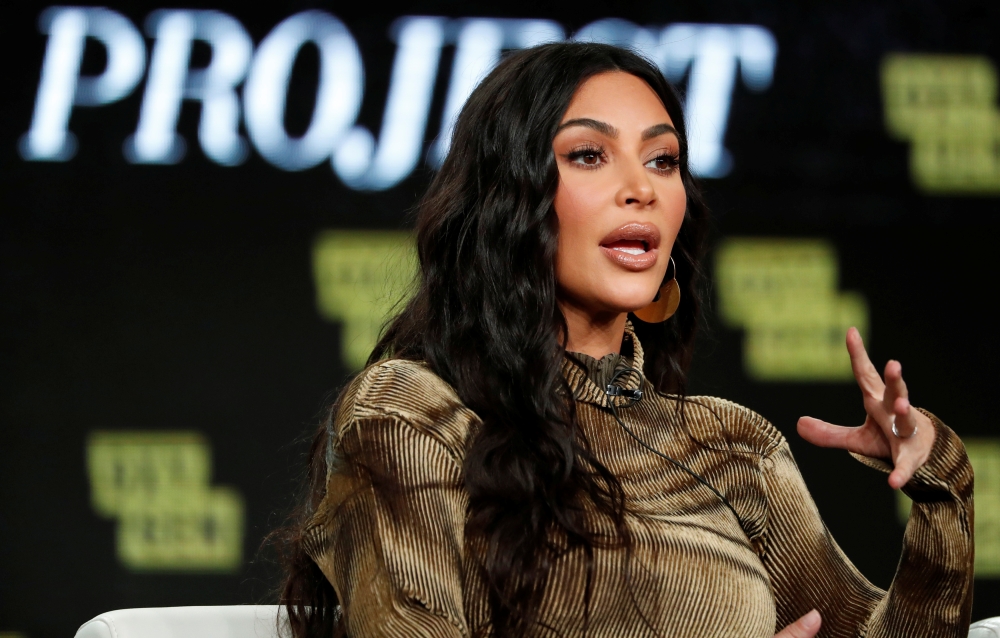 Television personality Kim Kardashian attends a panel for the documentary