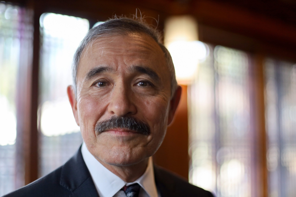 US Ambassador to South Korea Harry Harris poses for a photo after a group interview at the ambassador's residence in Seoul on January 16, 2020. AFP / Sebastien Berger 