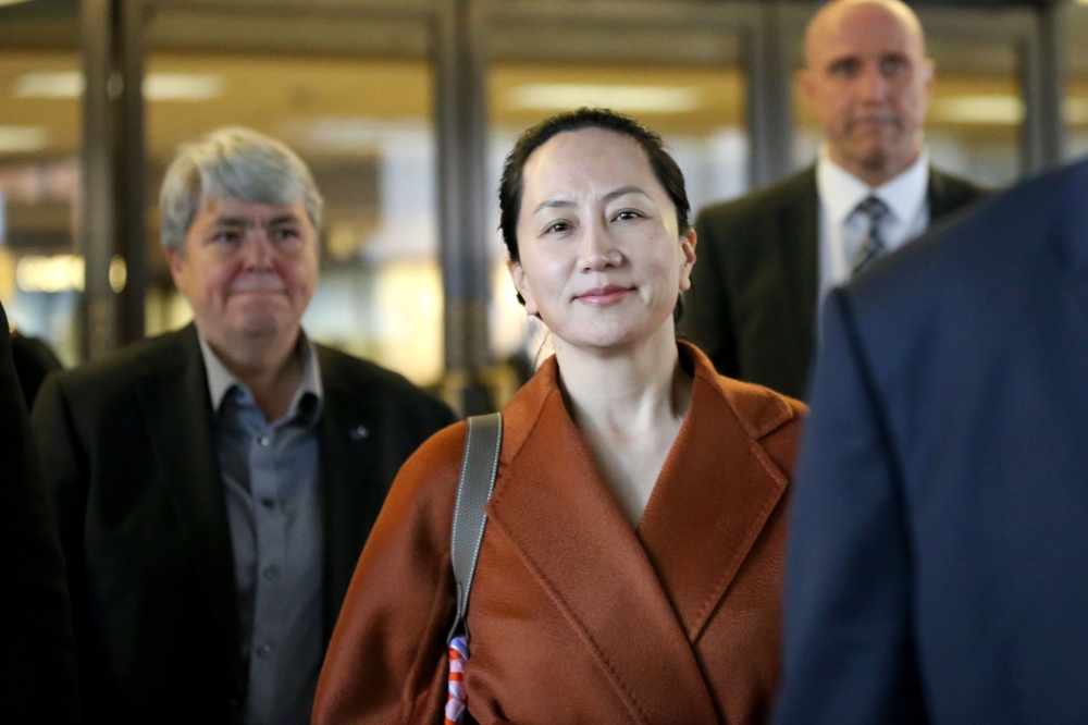 Huawei Technologies Co Chief Financial Officer Meng Wanzhou leaves the British Columbia Superior Courts on September 23, 2019 in Vancouver, Canada. Karen Ducey / Getty Images / AFP. 