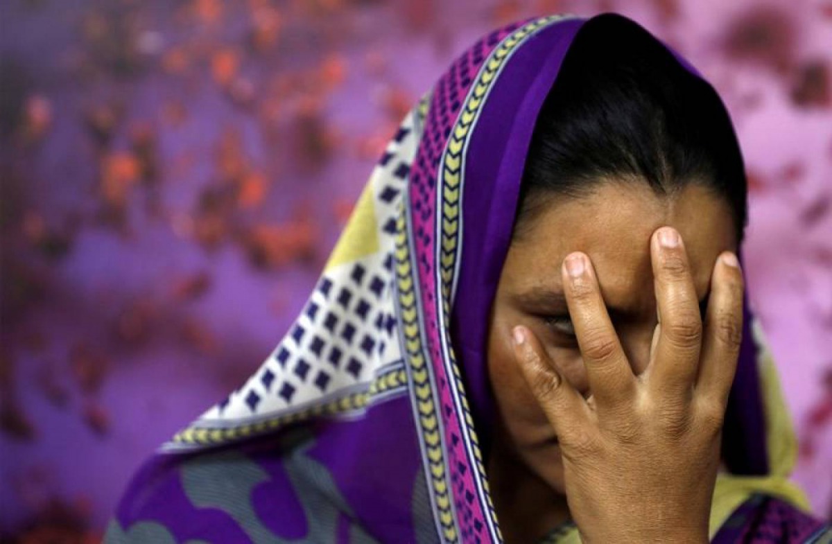 A survivor of slavery who wished to remain anonymous poses for a picture in New Delhi, India, March 7, 2018. Reuters / Cathal McNaughton