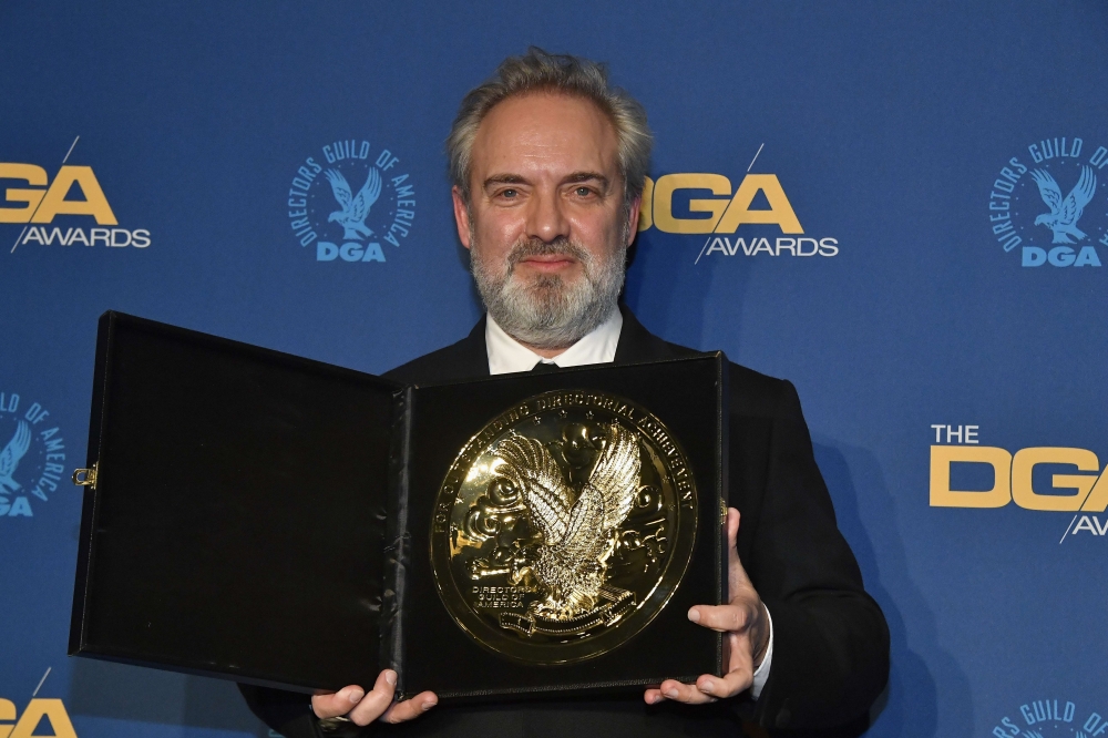 DGA Feature Film Award winner for '1917' Sam Mendes poses in the press room during the 72nd Annual Directors Guild Of America Awards at The Ritz Carlton on January 25, 2020 in Los Angeles, California. Frazer Harrison/Getty Images/AFP