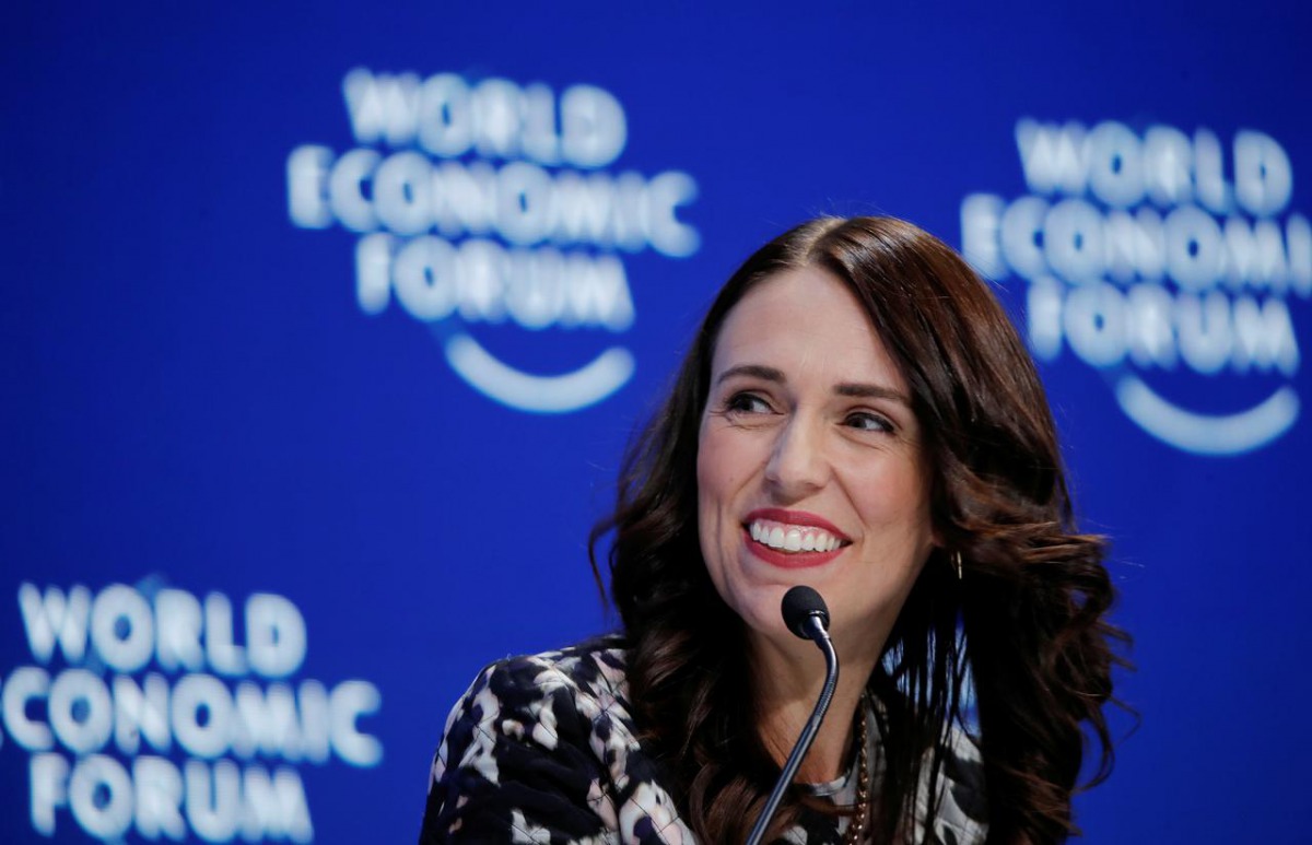 New Zealand's Prime Minister Jacinda Ardern smiles as she attends the World Economic Forum (WEF) annual meeting in Davos, Switzerland, January 22, 2019. REUTERS/Arnd Wiegmann/File Photo