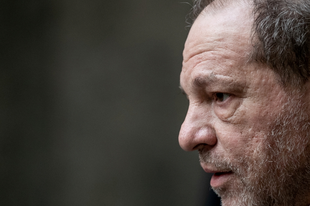 Film producer Harvey Weinstein leaves New York Criminal Court for his sexual assault trial in the Manhattan borough of New York City, New York, US, February 4, 2020. Reuters/Jeenah Moon 