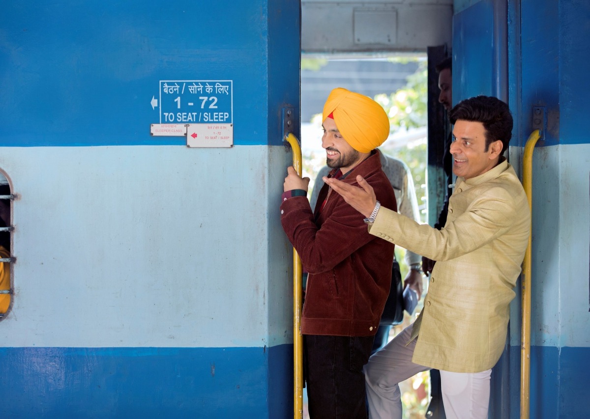 Actors Diljit Dosanjh and Manoj Bajpayee recently shot at a crowded Chhatrapati Shivaji Maharaj Terminus (CSMT) platform here for their upcoming film