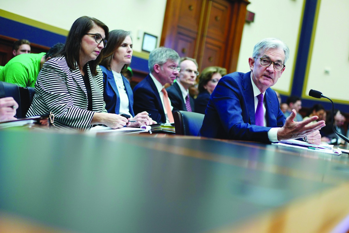 Federal Reserve Board Chairman Jerome Powell testifies before the House Financial Services Committee on 