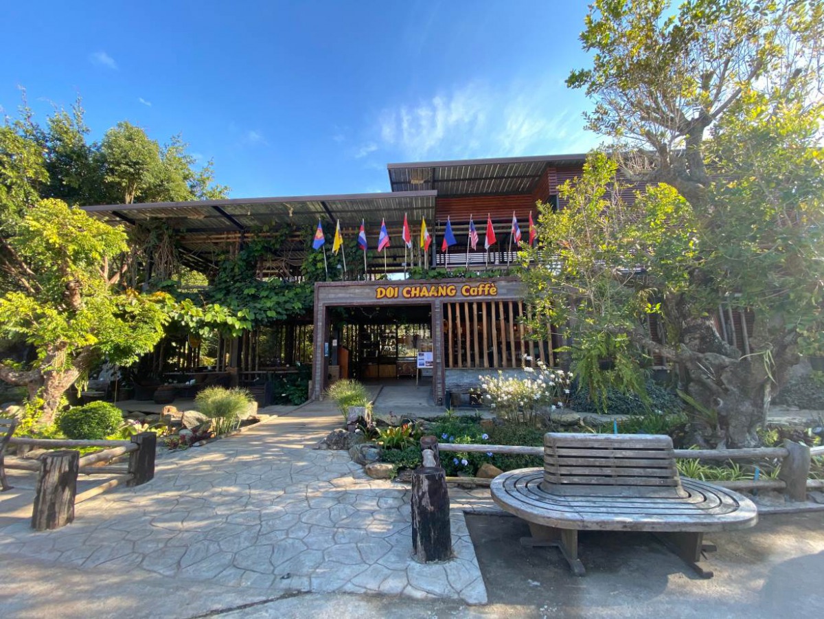 A Doi Chaang Coffee store on December 24, 2019 in Chiang Rai, Thailand. Thomson Reuters Foundation/Nanchanok Wongsamuth
