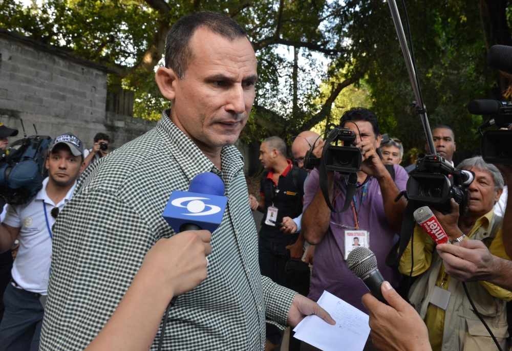 In this file photo taken on January 23, 2015 Cuban dissident Jose Daniel Ferrer talks to the press on his meeting with US Assistant Secretary of State for Western Hemisphere Affairs, Roberta S. Jacobson -- the most senior American official in Havana since